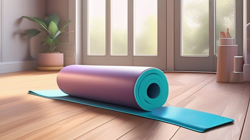 허리디스크 예방을 위한 폼롤러와 스트레칭 매트