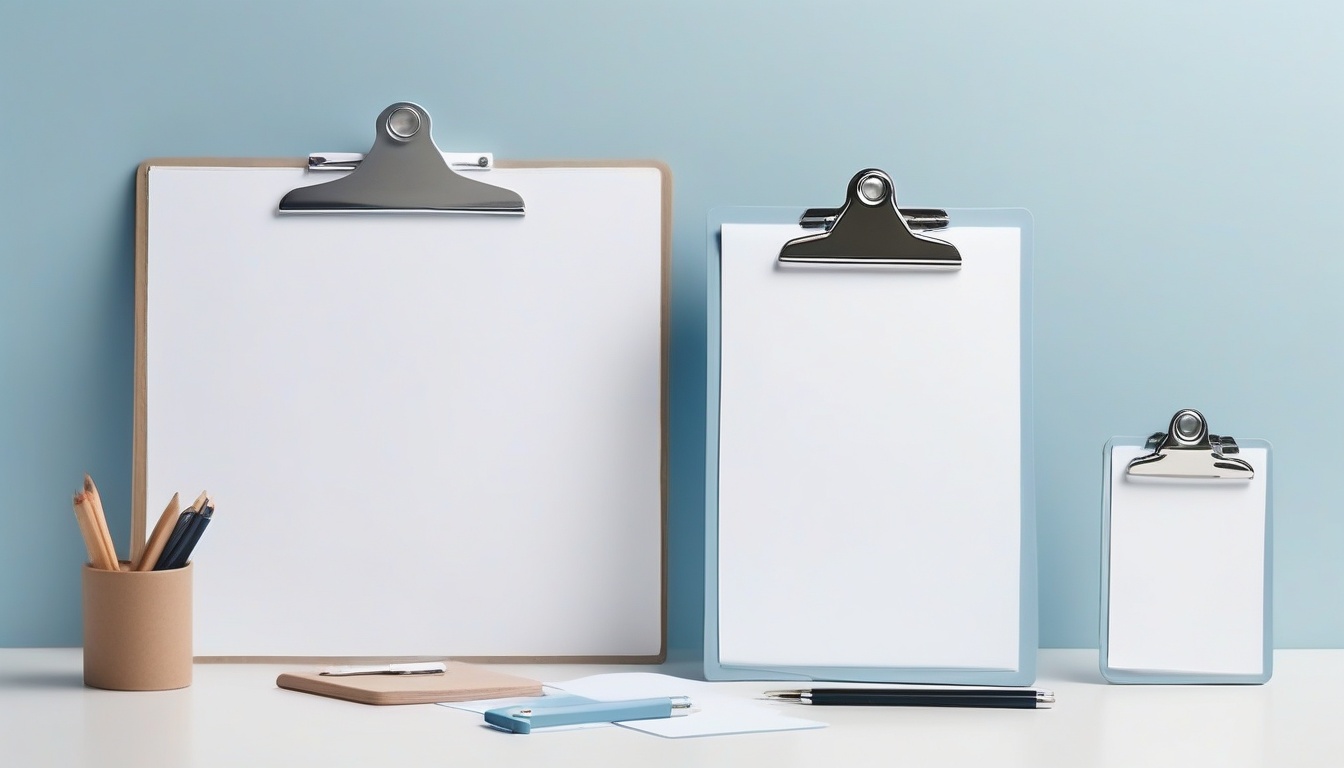 A of three clipboards side by side with checkmarks on a c...