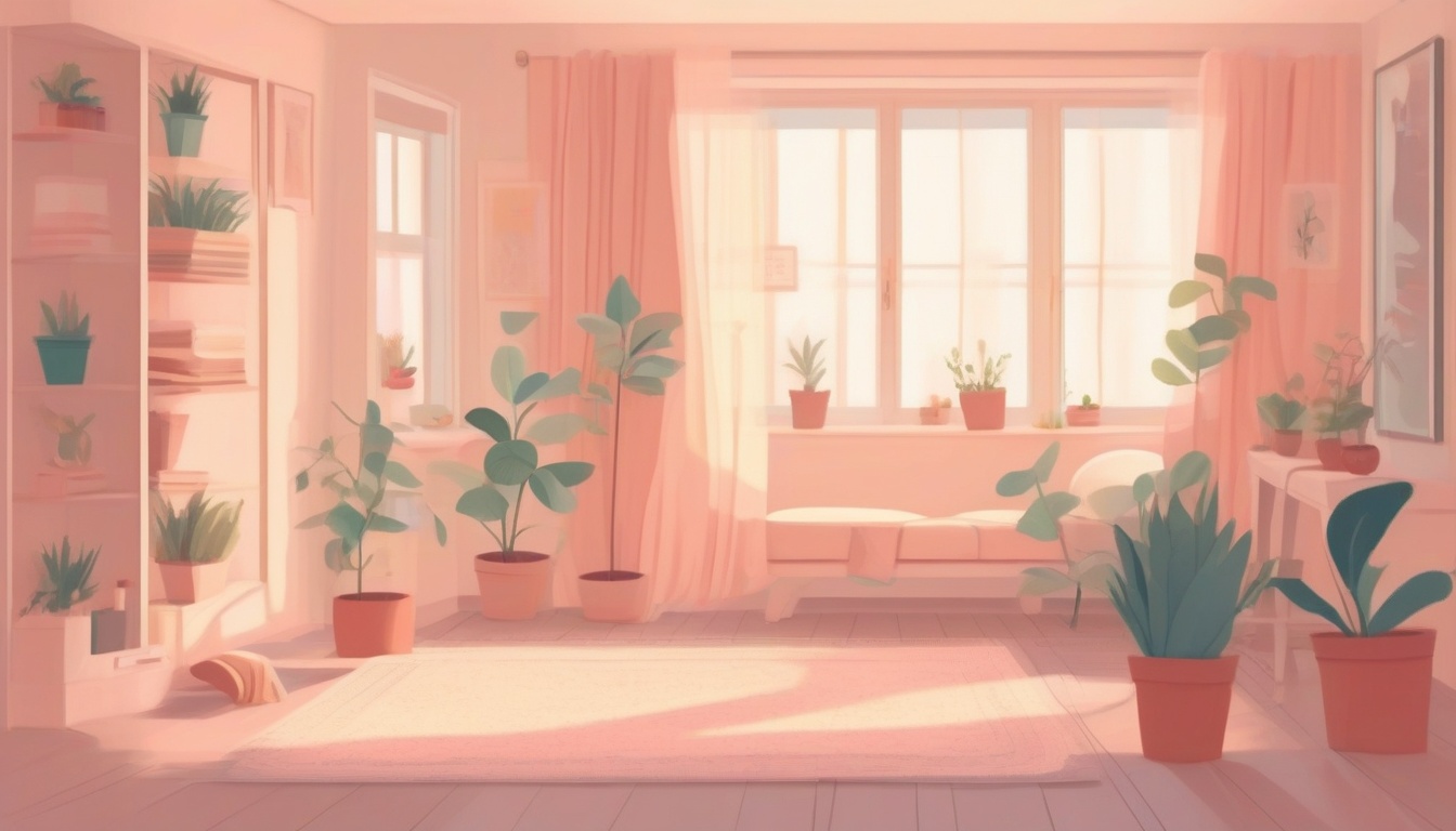 A of a beautifully arranged small studio apartment in spr...