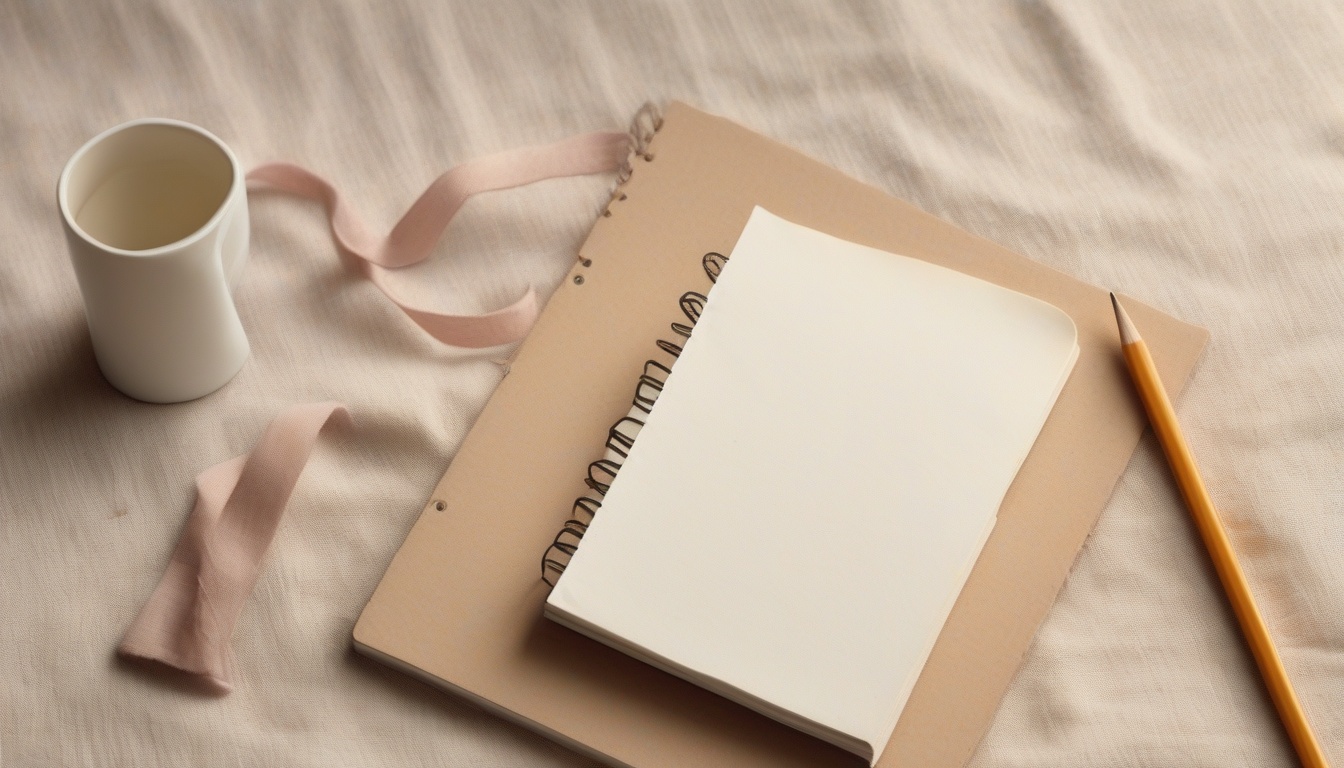 A of a small notebook page with a single colored circle a...