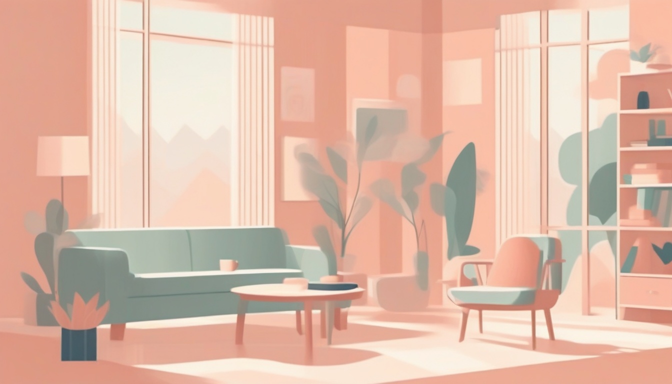 A of a tidy living room with a couch