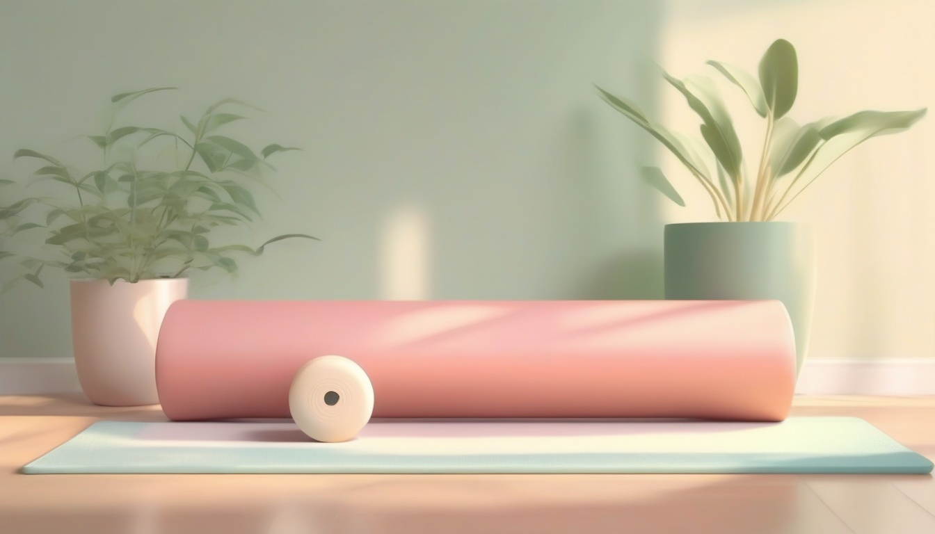 A of a yoga mat