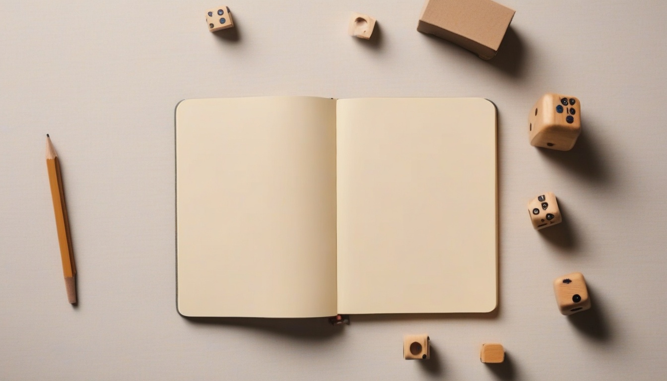 An overhead shot of a simple checklist on a notebook with...
